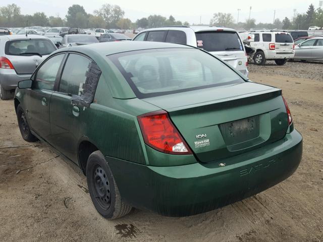 1G8AJ52F74Z158914 - 2004 SATURN ION GREEN photo 3