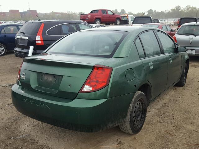 1G8AJ52F74Z158914 - 2004 SATURN ION GREEN photo 4