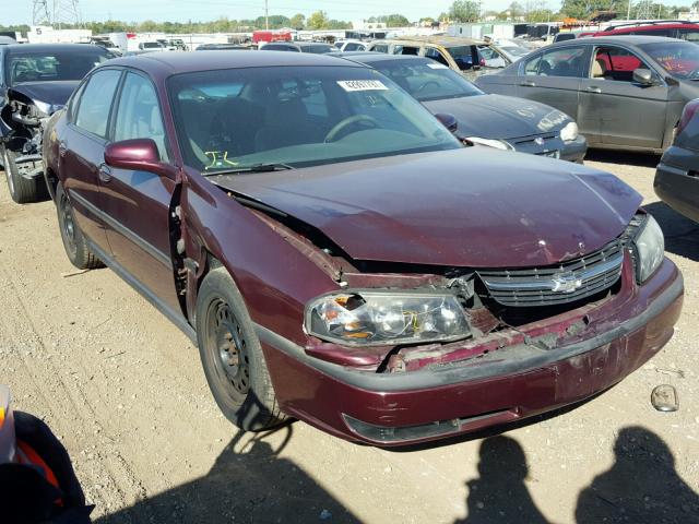 2G1WF52EX39342802 - 2003 CHEVROLET IMPALA PURPLE photo 1