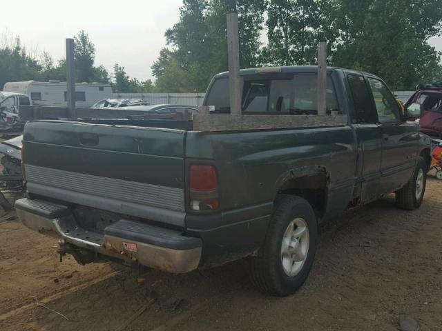 1B7HC13Y6XJ537428 - 1999 DODGE RAM 1500 GREEN photo 4