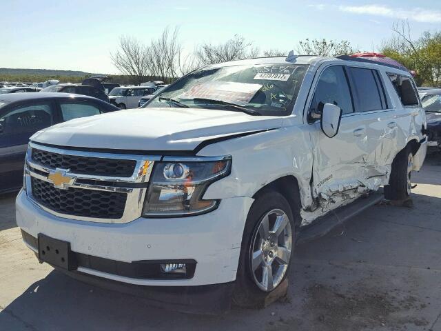 1GNSCHKC0GR308482 - 2016 CHEVROLET SUBURBAN C WHITE photo 2