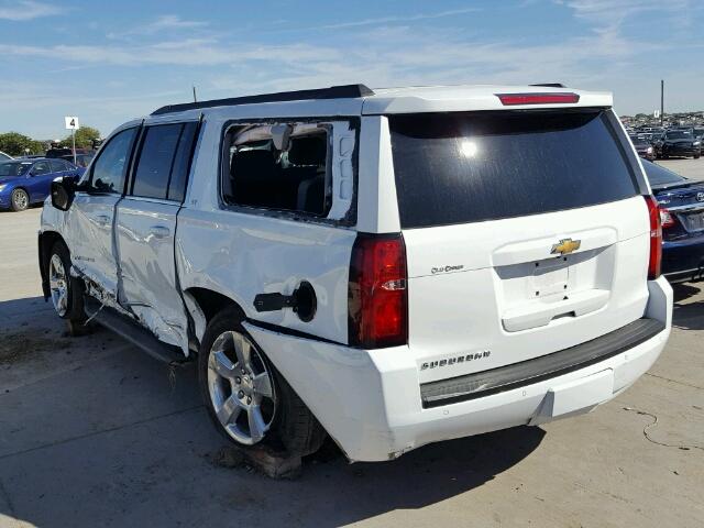 1GNSCHKC0GR308482 - 2016 CHEVROLET SUBURBAN C WHITE photo 3