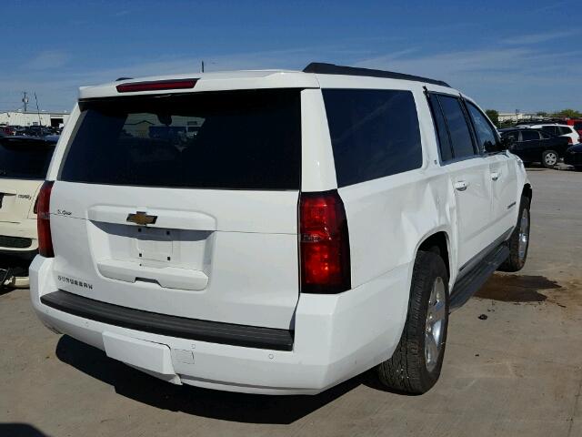 1GNSCHKC0GR308482 - 2016 CHEVROLET SUBURBAN C WHITE photo 4