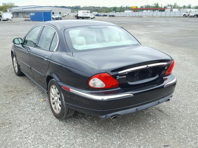 SAJEA51D53XD22912 - 2003 JAGUAR X-TYPE BLACK photo 3