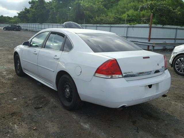 2G1WD5EM2A1181351 - 2010 CHEVROLET IMPALA POL WHITE photo 3