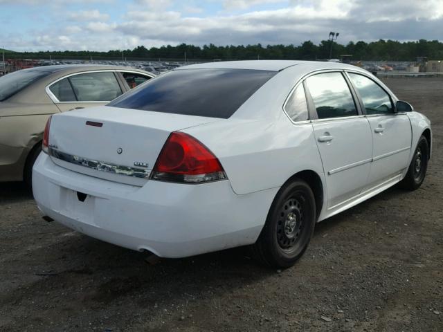 2G1WD5EM2A1181351 - 2010 CHEVROLET IMPALA POL WHITE photo 4