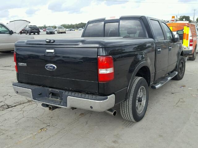 1FTPW14VX8FA48090 - 2008 FORD F150 SUPER BLACK photo 4