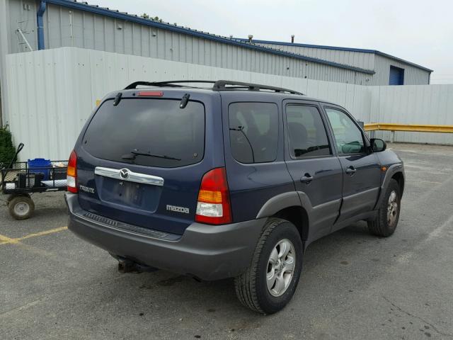 4F2YZ94153KM53409 - 2003 MAZDA TRIBUTE LX BLUE photo 4