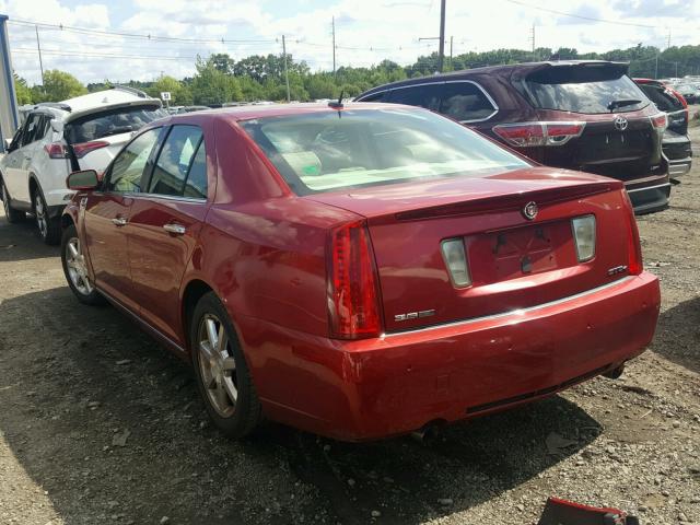 1G6DW67V180109523 - 2008 CADILLAC STS RED photo 3