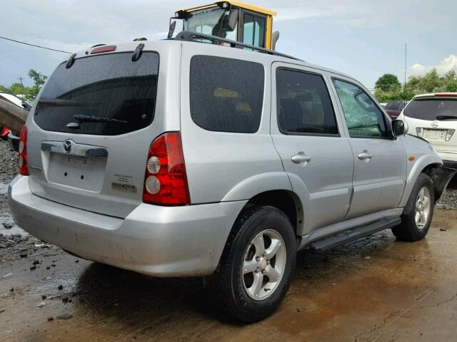 4F2YZ94195KM18696 - 2005 MAZDA TRIBUTE S SILVER photo 4