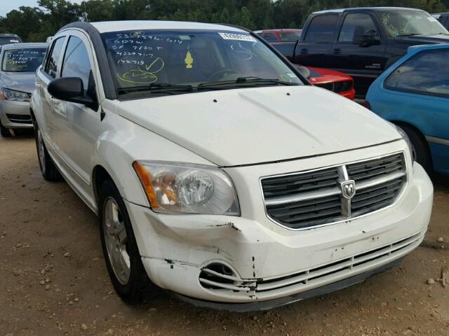 1B3HB48A29D142715 - 2009 DODGE CALIBER SX WHITE photo 1