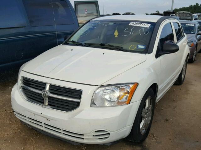 1B3HB48A29D142715 - 2009 DODGE CALIBER SX WHITE photo 2