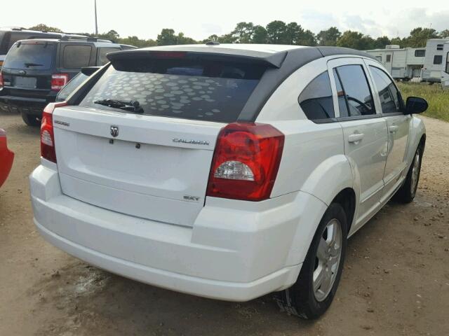 1B3HB48A29D142715 - 2009 DODGE CALIBER SX WHITE photo 4