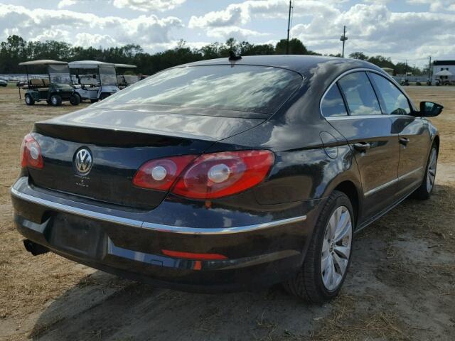 WVWML7ANXAE506905 - 2010 VOLKSWAGEN CC SPORT BLACK photo 4