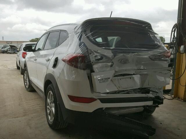 KM8J33A48GU146014 - 2016 HYUNDAI TUCSON LIM WHITE photo 3