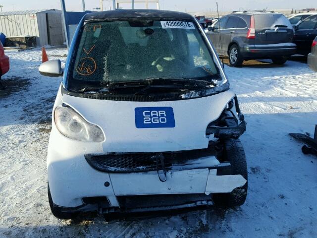 WMEEJ3BAXDK705233 - 2013 SMART FORTWO PUR WHITE photo 9