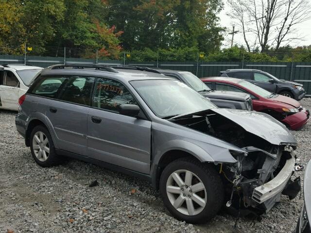 4S4BP61C497318848 - 2009 SUBARU OUTBACK GRAY photo 1