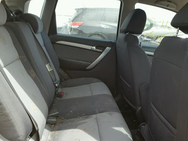 KL1TD66E79B340018 - 2009 CHEVROLET AVEO LS YELLOW photo 6