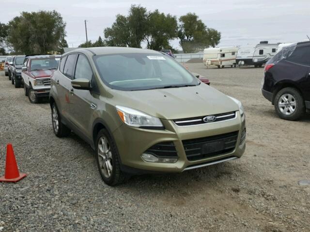 1FMCU9H95DUA53599 - 2013 FORD ESCAPE SEL GREEN photo 1