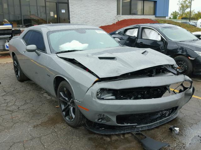 2C3CDZBT3HH604702 - 2017 DODGE CHALLENGER GRAY photo 1