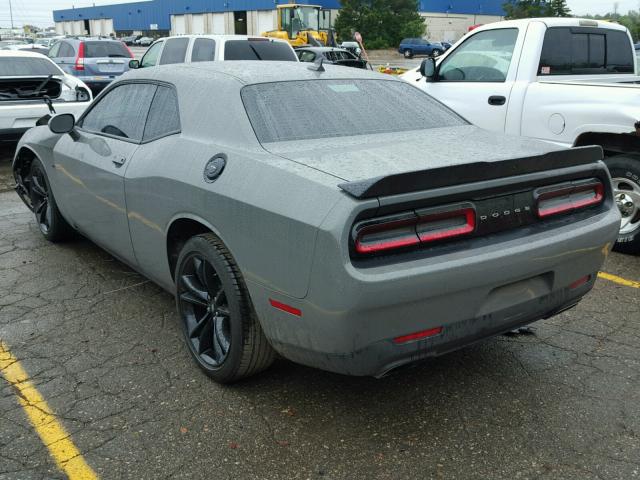 2C3CDZBT3HH604702 - 2017 DODGE CHALLENGER GRAY photo 3