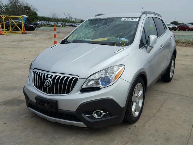 KL4CJBSB3FB039693 - 2015 BUICK ENCORE CON SILVER photo 2