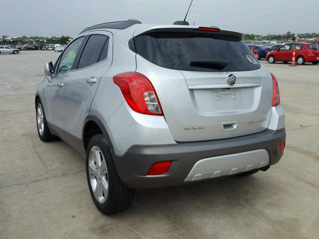 KL4CJBSB3FB039693 - 2015 BUICK ENCORE CON SILVER photo 3