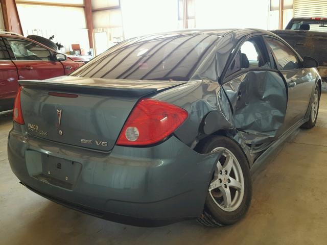 1G2ZJ57K694251933 - 2009 PONTIAC G6 BLUE photo 4