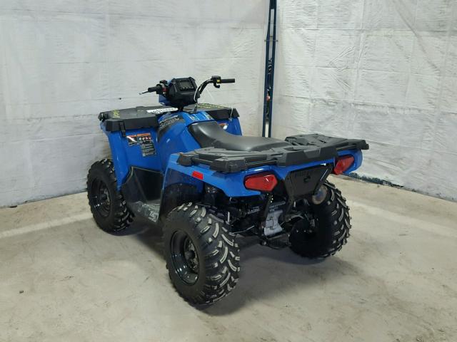 4XASEE501JA244338 - 2018 POLARIS SPORTSMAN BLUE photo 3