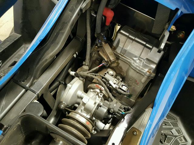 4XASEE501JA244338 - 2018 POLARIS SPORTSMAN BLUE photo 7