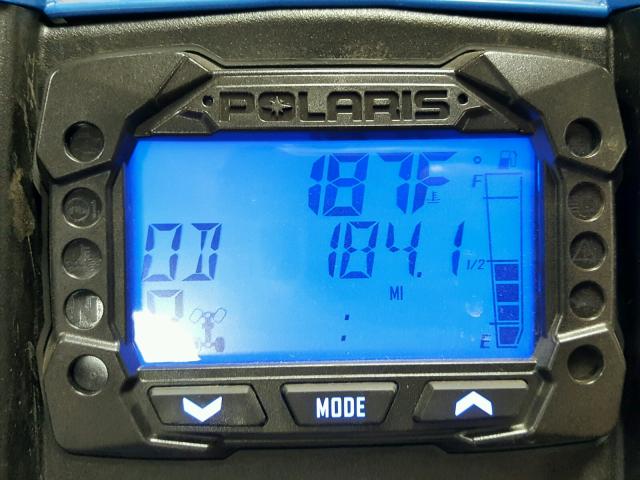 4XASEE501JA244338 - 2018 POLARIS SPORTSMAN BLUE photo 8