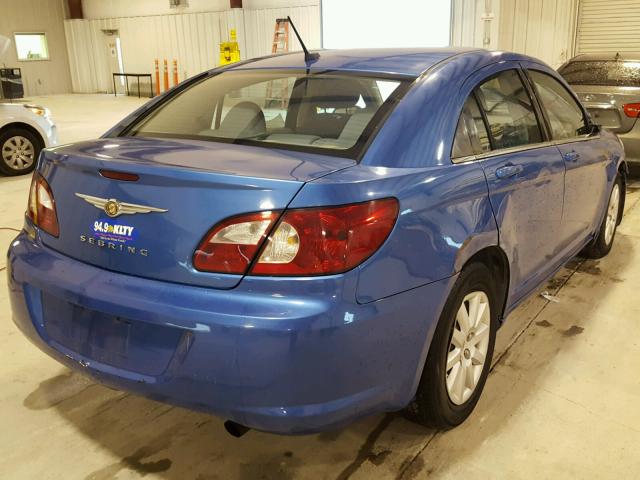 1C3LC46RX7N590615 - 2007 CHRYSLER SEBRING BLUE photo 4