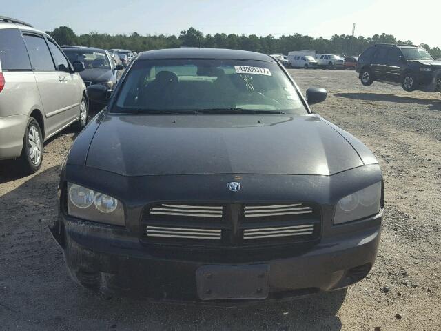 2B3KA43R78H260797 - 2008 DODGE CHARGER CHARCOAL photo 9