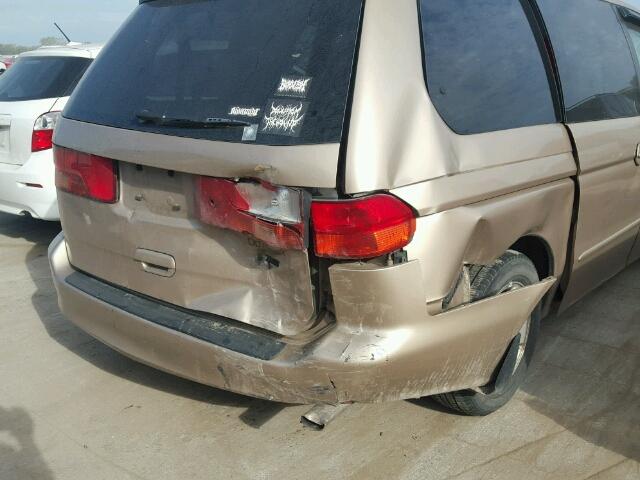 2HKRL1863YH619266 - 2000 HONDA ODYSSEY EX TAN photo 9