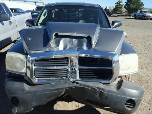 1D7HW22K25S230653 - 2005 DODGE DAKOTA ST GRAY photo 7