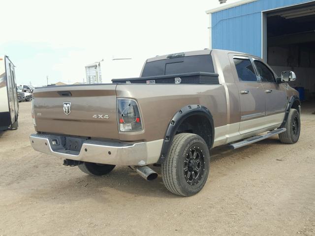 3D73Y3HL3AG110694 - 2010 DODGE RAM 3500 BROWN photo 4