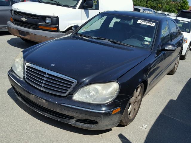 WDBNG84J23A360290 - 2003 MERCEDES-BENZ S 500 4MAT BLACK photo 2