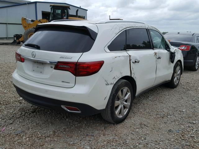 5FRYD4H96GB062322 - 2016 ACURA MDX ADVANC WHITE photo 4