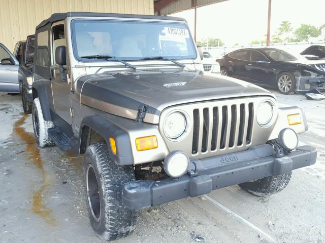 1J4FA44S96P702984 - 2006 JEEP WRANGLER / SILVER photo 1