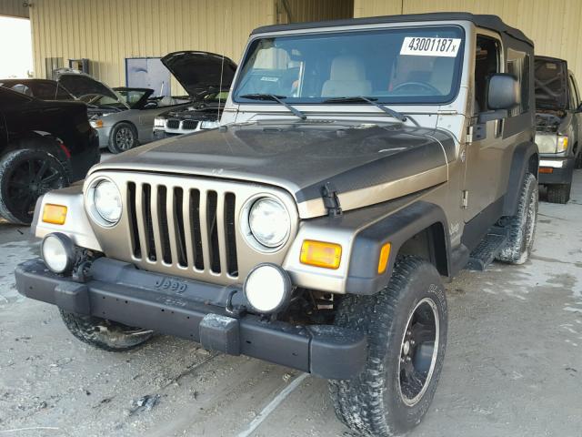 1J4FA44S96P702984 - 2006 JEEP WRANGLER / SILVER photo 2