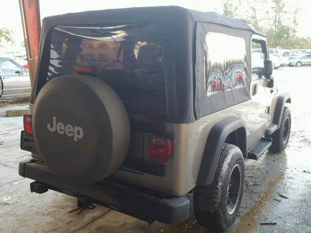 1J4FA44S96P702984 - 2006 JEEP WRANGLER / SILVER photo 4