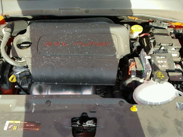 3C4NJDAB5JT178839 - 2018 JEEP COMPASS SP ORANGE photo 7