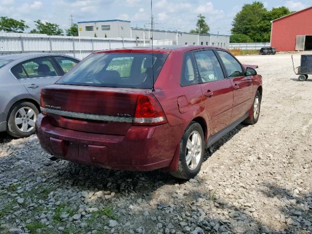 1G1ZT64884F224145 - 2004 CHEVROLET MALIBU MAX შავი ფოტო 4