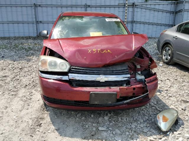 1G1ZT64884F224145 - 2004 CHEVROLET MALIBU MAX შავი ფოტო 9