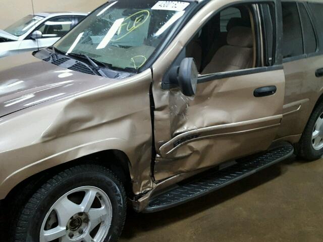 1GKDT13S632357708 - 2003 GMC ENVOY BROWN photo 9