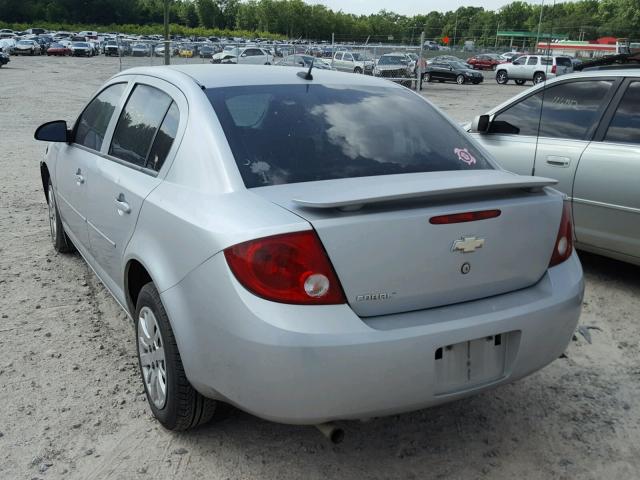 1G1AT58H597110011 - 2009 CHEVROLET COBALT LT GRAY photo 3