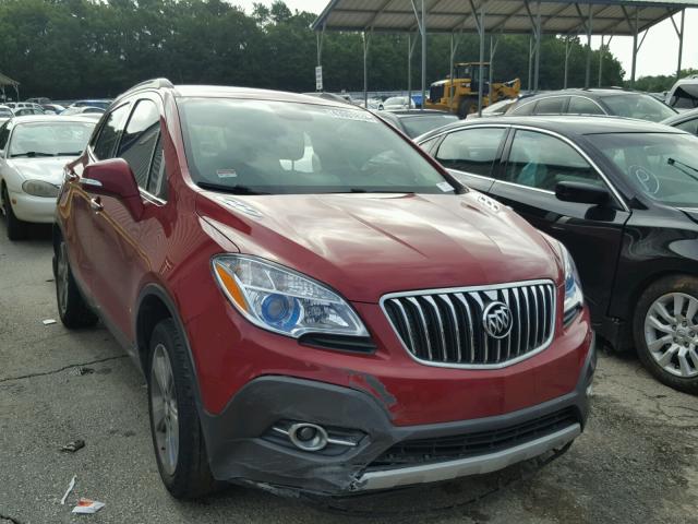 KL4CJBSBXEB678541 - 2014 BUICK ENCORE CON RED photo 1