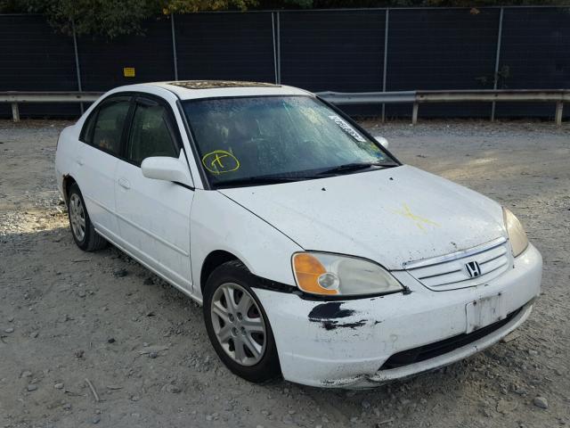 2HGES26753H601597 - 2003 HONDA CIVIC EX WHITE photo 1