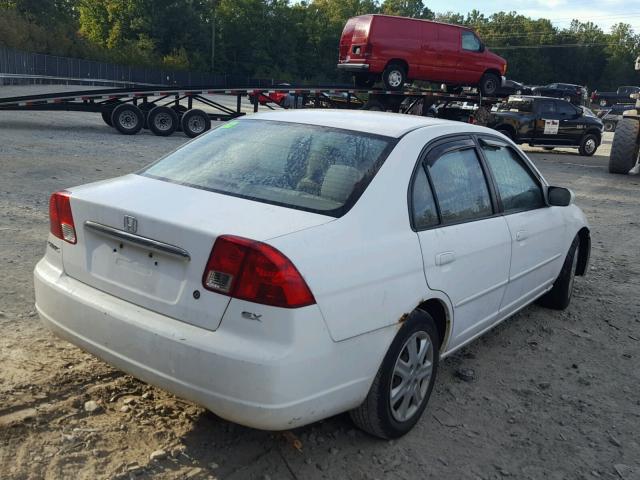 2HGES26753H601597 - 2003 HONDA CIVIC EX WHITE photo 4