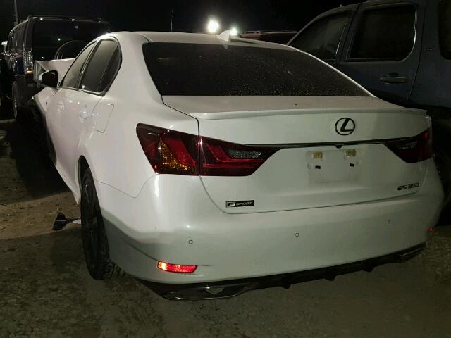 JTHBE1BL4FA015688 - 2015 LEXUS GS WHITE photo 3